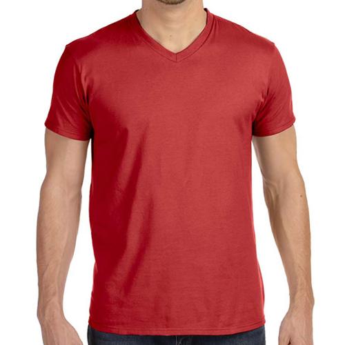 Hanes Mens Nano-T V-Neck T-Shirt